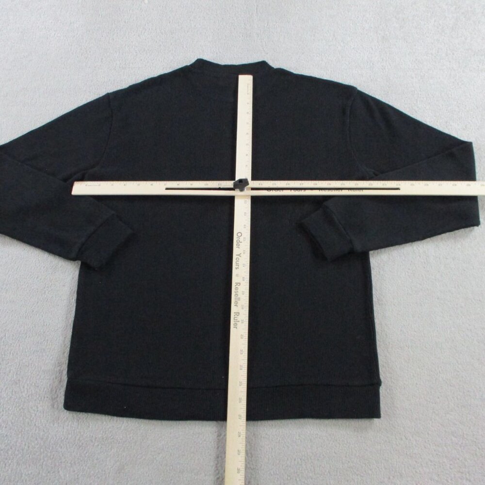 G59 Records Shirt Mens Medium Black Thermal Waffle Knit CrewLogo Suicideboys - Picture 7 of 10